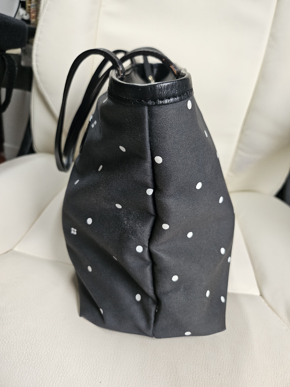 Kate Spade Black Polka Dot Tote Bag - Picture 5 of 14